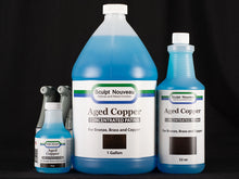 Sculpt Nouveau Concentrated Aged Copper Patina in 8oz., 32oz. and 1 gal. sizes.