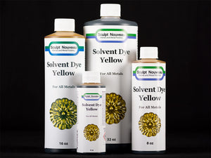Sculpt Nouveau Yellow Solvent Dye in 4oz., 8oz., 16oz., and 32oz. sizes